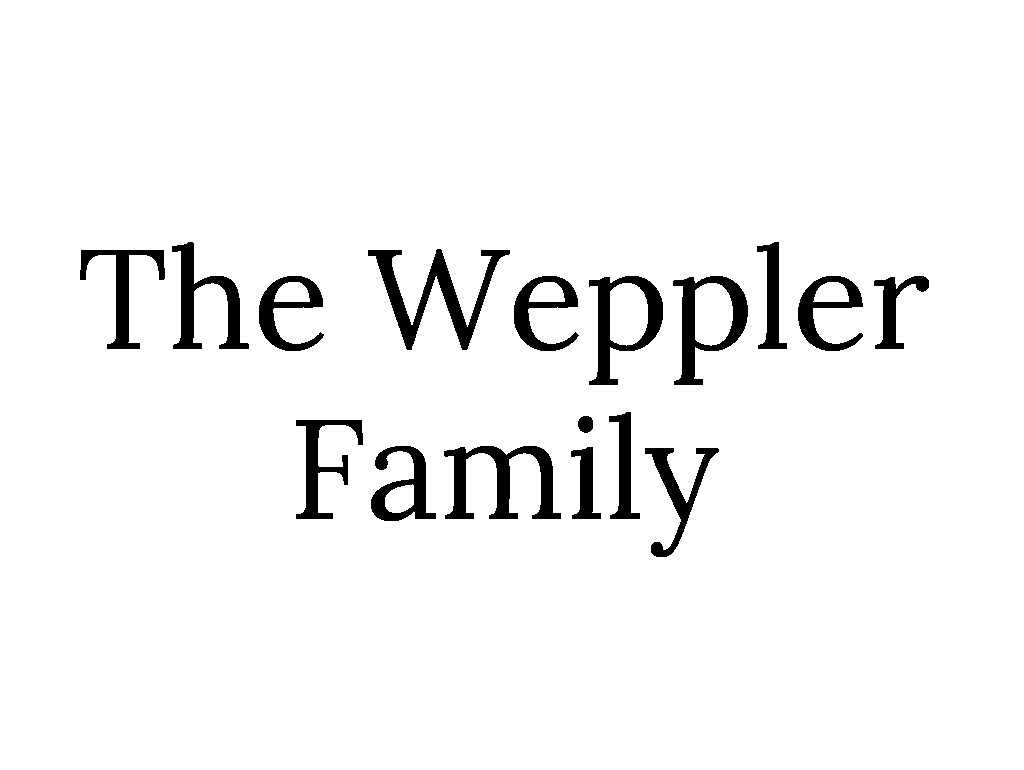 The Weppler Family 1